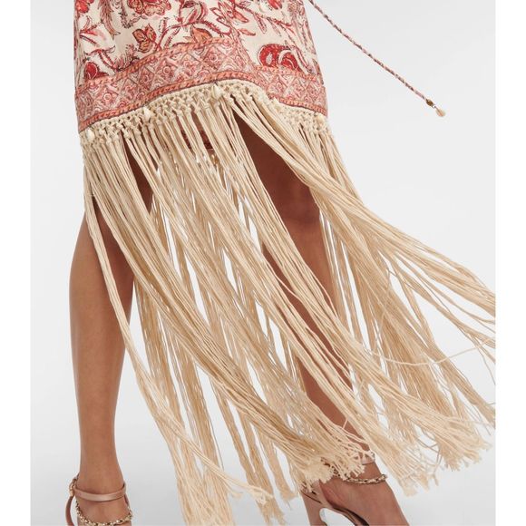 ZIMMERMANN Vitali Fringe Maxi Dress in Cotton - Picture 5 of 16